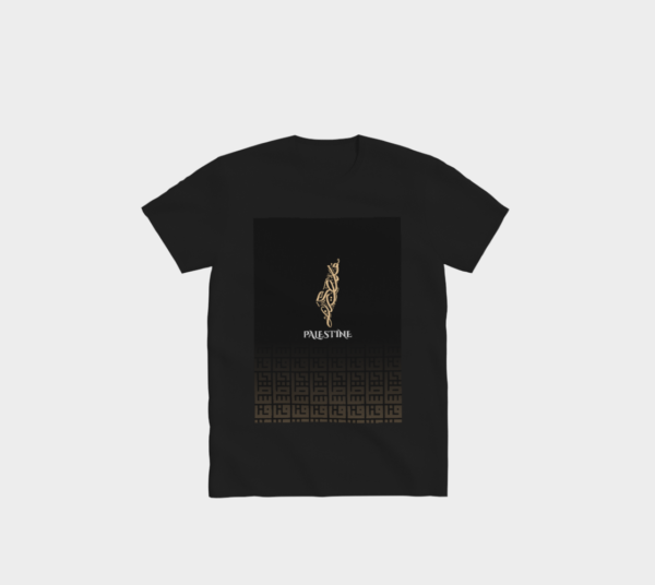 Palestine Artistic Map T-Shirt - Image 6